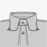 Button Down Kragen
